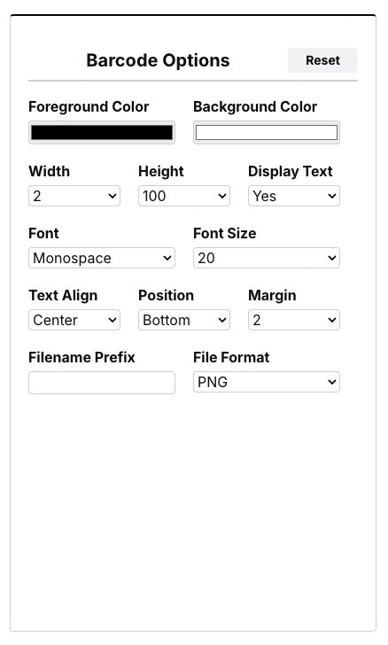 Customize Your Barcodes